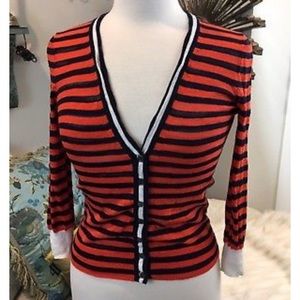 JCREW STRIPED LONG SLEVE SWEATER XXS